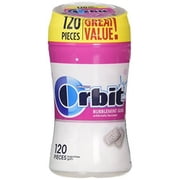 ORBIT White Bubblemint Sugar Free Chewing Gum, 120 piece bottle