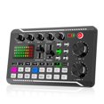 thumbnail image 1 of Podcast Microphone Sound Card Kit,Professional Studio Condenser Mic&F998 Live Sound Mixer, 1 of 7