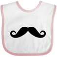 thumbnail image 3 of Inktastic Mustache Boys or Girls Baby Bib, 3 of 4