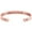 D, variant on Adjustable Semi-Open Quote Bangle for Men Women - Stainless Steel Engraved , Valentine's Day Christmas Birthday Gift for Couple Friend Daughter Son Family