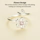thumbnail image 4 of Anillo de apertura Sonducket para mujer de plata con diseño floral AP012175-00, 4 of 6