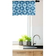thumbnail image 3 of Ambesonne Ethnic Window Valance, Mexican Cultural Scribble, 54" X 18", Blue Slate Blue, 3 of 3