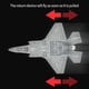 thumbnail image 3 of F-35 Fighter Aircraft With Sound Light Model Toy Pull Back Go Airplane Military Toys Home Decoration Gifts, 3 of 4