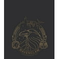 thumbnail image 2 of Women's Harry Potter Ravenclaw House Emblem  Racerback Tank Top Black Heather Large, 2 of 4
