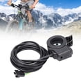 thumbnail image 3 of Electric Bike Thumb Throttle Handle, Trumpet Switch Integrated Sturdy  Waterproof Thumb Throttle Grip  for Electric Bicycle Modification, 3 of 7