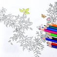 thumbnail image 2 of Versión en inglés del libro para colorear de descompresión infantil pintado a mano El jardín secreto Libro de pintura grande de mandalas pintados para niños, 2 of 5