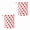 Red dots on white ba-100cm, variant on Heart Prints Shoe Laces 100cm Long Shoe Laces Heart Prints Shoelaces for Adult Kid Teen Sneakers Trainers Canvas Shoes