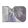 thumbnail image 2 of YFYANG Front Windshield Sun Shade, Bohemian Leaf Sun Foldable Car Visor for Cars, Trucks, SUVs, Medium, 2 of 9