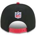 thumbnail image 4 of Men's New Era Black/Red Atlanta Falcons 2025 NFL Draft A-Frame 9FIFTY Snapback Hat, 4 of 7