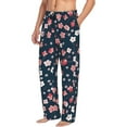 thumbnail image 2 of Bingfone Cherry Blossoms Mens All Over Print Sleep Pajama Pants-Small, 2 of 6