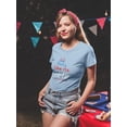 thumbnail image 2 of Party Like Its 1776 T-Shirt Women -Image by Shutterstock, Female Large, 2 of 4