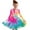 Red, variant on Odeerbi Kids Girls Fall Long Sleeve Tie-dye Dress Party Swing A Line Dress Casual Strechy Crewneck Flowy Dress Twirly School Recital Dress Hot Pink