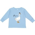 thumbnail image 3 of Inktastic French Goose says Honque Boys or Girls Long Sleeve Toddler T-Shirt, 3 of 5