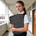 thumbnail image 6 of Haosy Accordion File Organizer Zipper Binder 500 Sheet 6-Tab Expanding File Folder Multi-Pocket 1.2 Inch 3 Ring Dark Gray Leopard Print, 6 of 7