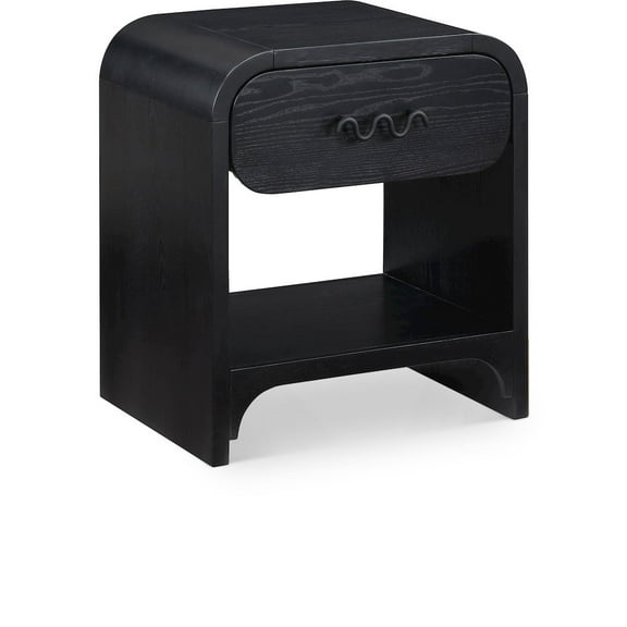 Meridian Furniture Hayes Black Night Stand / Side Table