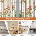 thumbnail image 5 of Lfeey Green Watercolor Floral Blackout Curtains, Thermal Insulated Living Room Window Drapes, 84 inch long, 2 Panel Set, Grommet Top, 5 of 6