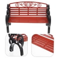thumbnail image 4 of BESTYASH 2Set Small Bench Ornament Miniature Park Bench for Study Homeowners 11.8x5.5x3.5in, 4 of 6