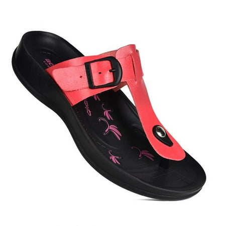 Image of Aerosoft Meadow Comfortable Strap Women Thong Sandals