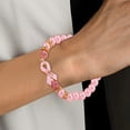 thumbnail image 4 of Cancer Awareness Bracelet - Caring Accessory for Red Ribbon Support Women's Health Fundraising Jewelry, 4 of 5