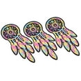 thumbnail image 4 of Clothes Sticker  Sewing Sticker 3Pcs HandMade Dream Catcher Net Shape Sewing Embroidery Cloth Patches Clothes Accessories, 4 of 8