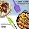 thumbnail image 4 of DKJ Silicone Kitchen Utensil Set 10 Pcs Heat Resistant Non-Stick Spoon Spatula Ladle Cooking Tools Dinnerware, 4 of 7