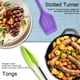 thumbnail image 4 of Irfora Juego de utensilios de cocina de silicona, 10 piezas, cuchara antiadherente resistente al calor, espátula, cucharón, utensilios de cocina, vajilla Irfora Utensilio de cocina, 4 of 7
