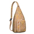 thumbnail image 1 of Delicious Pizza Sling Backpack – Retro Italian Food Design Shoulder Bag, Fashionable Water-Resistant Daypack, 1 of 4