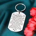 thumbnail image 2 of New Dad First Fathers Day Keychains Gifts for Dad Men Him Husband from Unborn Baby Son Daughter Bump Wife Future Daddy to Be Birthday Christmas Valentines Day Baby Announcements Pregnancy Keepsake Tag, 2 of 6