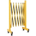 thumbnail image 1 of Kojooin Clôture de Circulation Rétractable de 11 Pieds avec Roulettes, Barricade Métallique Industrielle Extensible, 1 of 6