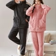 thumbnail image 5 of Invierno cálida ropa de dormir de las mujeres ropa de dormir caliente Pijamas En Parejas Noche de la Mujer Negligee Pareja Pijamas Parejas Pijamas Set, 5 of 5