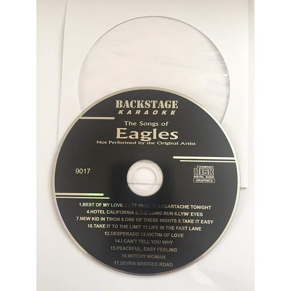 Greatest Hits Of The Eagles Backstage Karaoke CDG Disc - CD