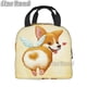 thumbnail image 4 of Kawaii cartoon Corgi Dog Lunch Bag Tote Bag Insulated Organizer Lunch Holder Bag for Work Workout Outdoors Picnic Beach Travel, 4 of 5