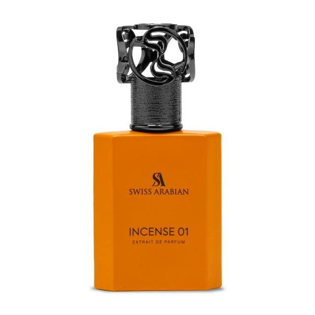 Perfume Swiss Arabian Incense 01 Eau De Parfum para hombre, 50 ml