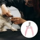thumbnail image 2 of Cortauñas para mascotas de mango corto y duradero de 1 pieza Unique Bargains para gato y perro 4.72"x2.76" Rosa, 2 of 6