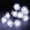 White, variant on Rose Flower Lights- 6.5M 30LED Solar Rose String Lights Solar Flower Fairy String Lights Waterproof With 8 Mode For Wedding Gardens Party Christmas Decoration.