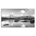thumbnail image 3 of 27 x 15 Mountain lake by PhotoINC Studio - Wall Art Print on Canvas Fabric White, 3 of 3