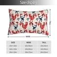 thumbnail image 4 of Kll Roosters Pillow Covers Envelope Closure,Super Soft And Cozy Fuzzy Fleece Pillow Case Cover 14"X20", 4 of 9