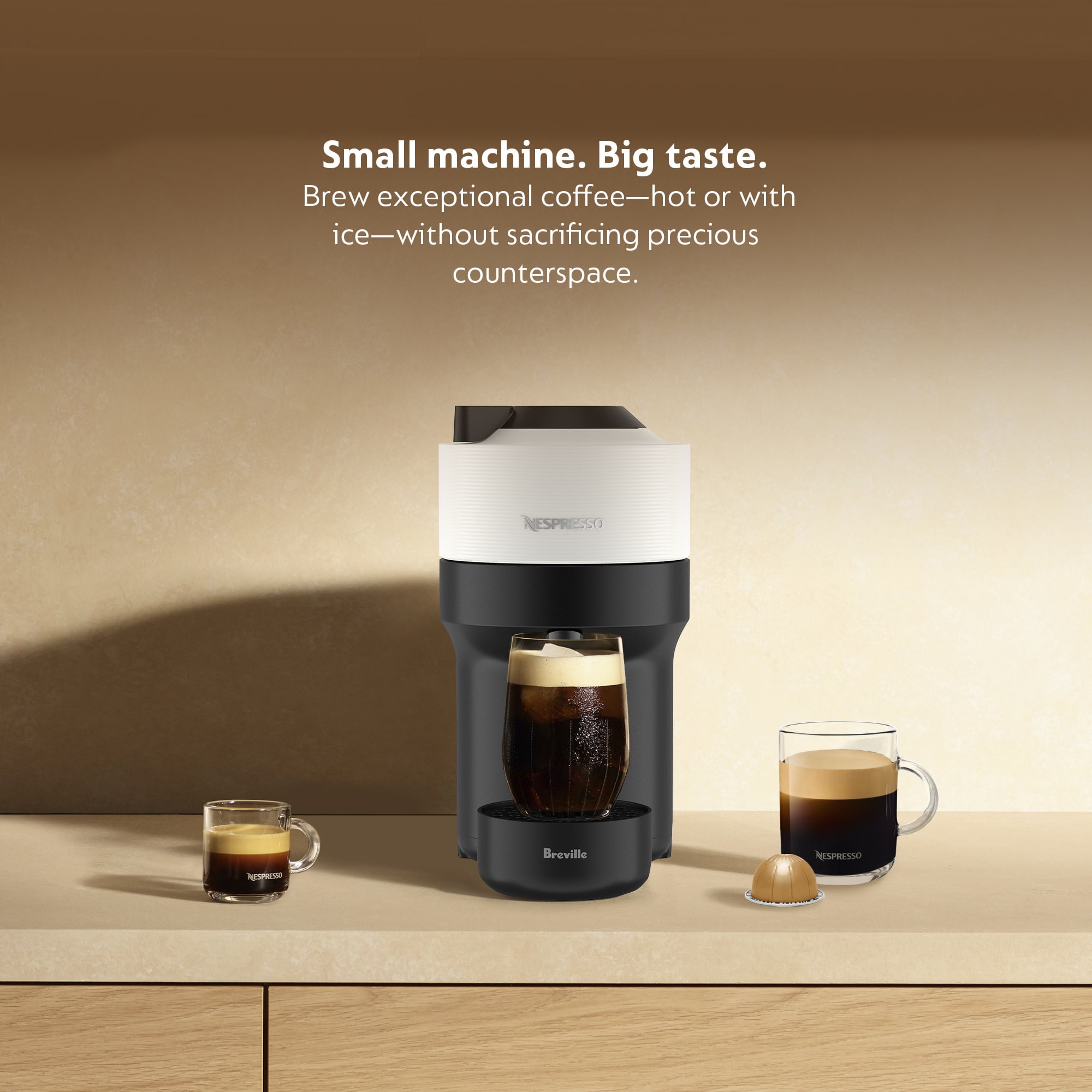 Nespresso Vertuo Pop エスプレッソマシン ホワイト 新品 Nespresso Vertuo Pop White Single Serve Coffee and Espresso