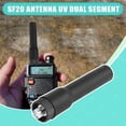 thumbnail image 4 of Walkie Talkie Antena Suave -20 Mini Antena Corta SMA-F Banda Dual VHF UHF para UV-K6 UV-21 UV-17 UV-18Pro Max Radio D, 4 of 5