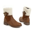 thumbnail image 4 of Botas de nieve Otoño e invierno Punta redonda Moda Botas cortas peludas cálidas Botas de gran tamaño Botas de mujer Wmkox8yii ghj1904, 4 of 9