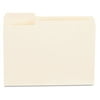 Universal File Folders, 1/3 Cut First Position, One-Ply Top Tab, Letter, Manila, 100/Box