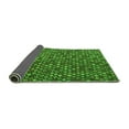 thumbnail image 2 of Ahgly Company Indoor Rectangle Abstract Green Modern Area Rugs, 6' x 9', 2 of 4