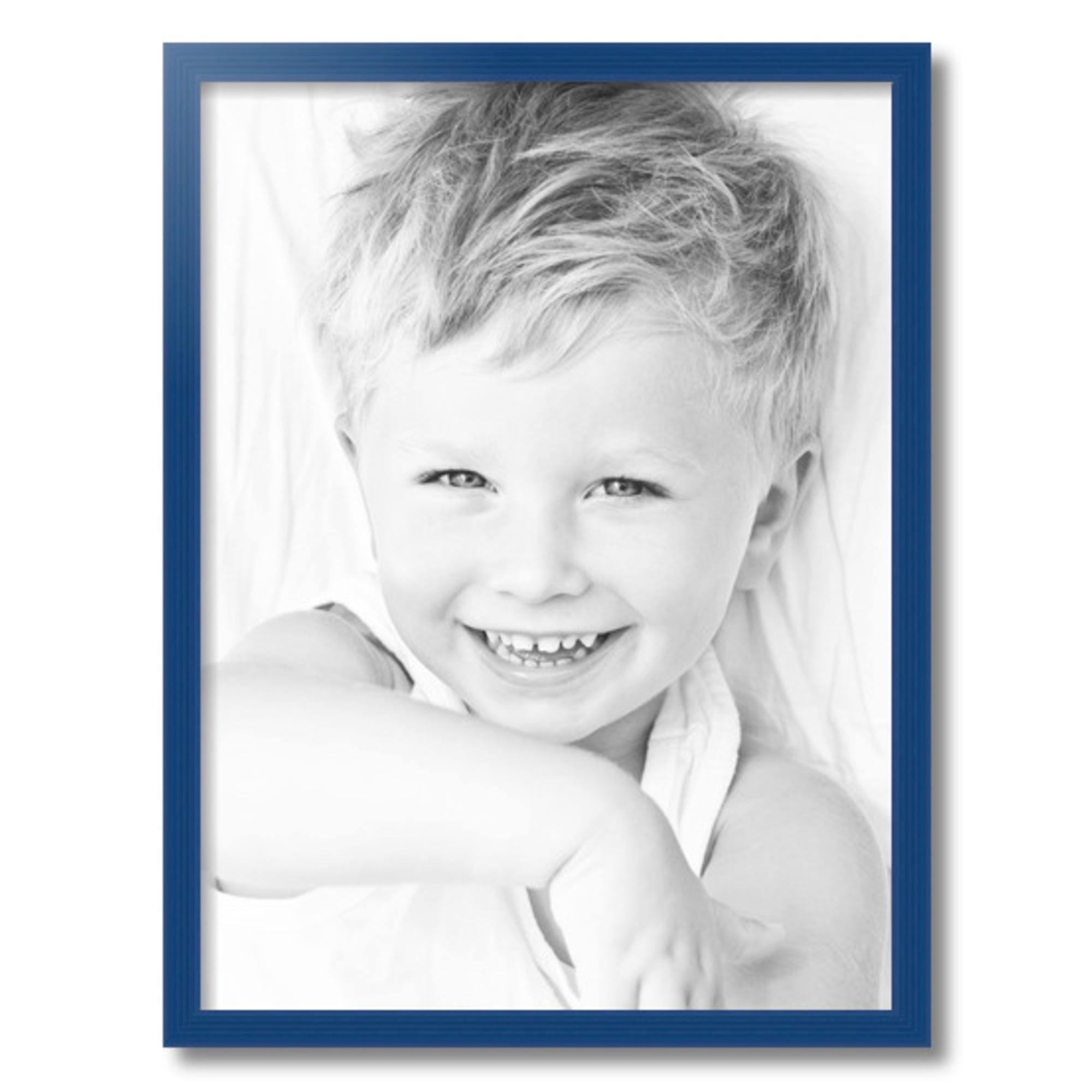 ArtToFrames 18" x 24" Blue Picture Frame, 18x24 inch Blue Wood Poster Frame (WOM-4158), 1 Pack