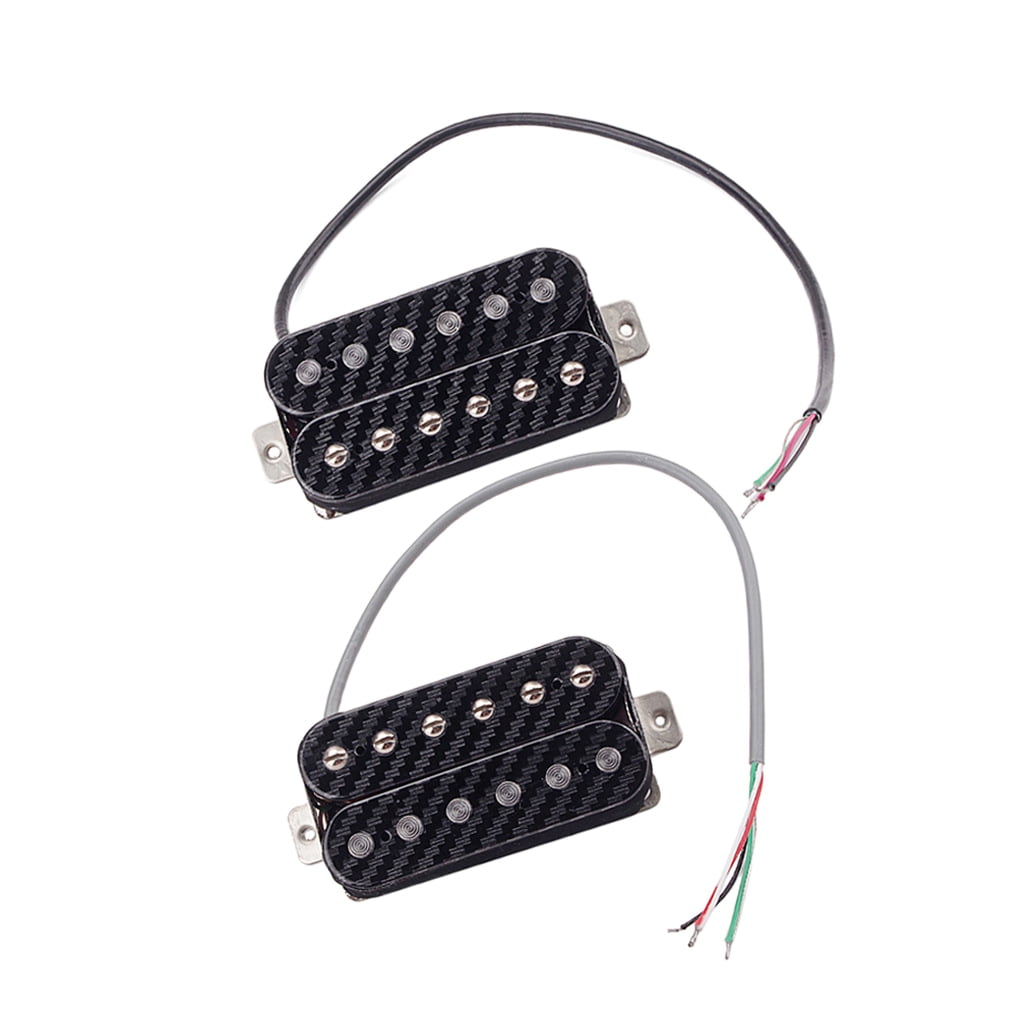 Electric Guitar Pickup Carbon Fiber Humbucker Double Coil Electric