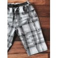 thumbnail image 2 of THE ENDURO - Men's Plaid MTB Shorts with Padded Underliner, 2 of 6