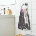 thumbnail image 3 of Yayeee 100% Cotton Hand Towels for Bathroom 16" x 28" Soft Absorbent Kitchen Towel, Colorful White, 3 of 7