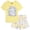 Yellow, variant on Star Wars The Mandalorian The Child French Terry T-Shirt and Shorts Outfit Set Little Kid to Big Kid