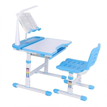 Adjule Height Children S Desk And Comfortable Chair Set With Adjule Height Children S Desk And Comfortable Chair Set With Lamp Kids Study Table 100 240v