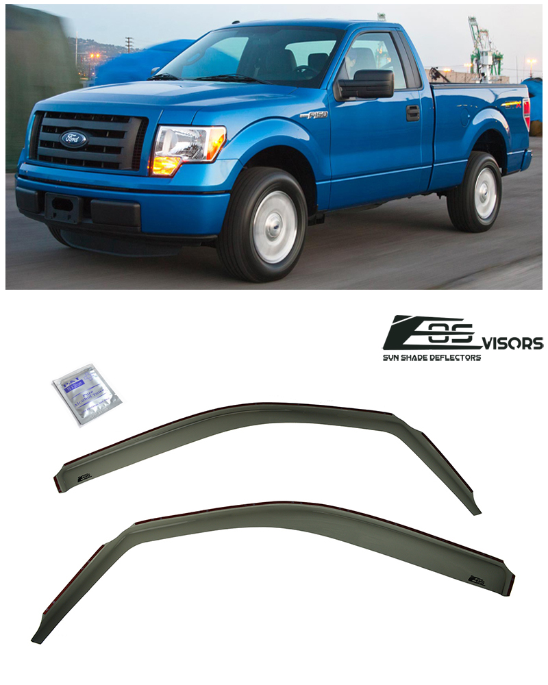 f150 quad cab length on 4pcs For 09 14 Ford F150 Crew Supercrew Cab Rain Guard Vent Shade Window Visors Car Truck Exterior Parts Trilliumaddis Other Car Truck Exterior Parts