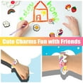thumbnail image 3 of YANENAN 31PCS White/Pink Charms for Shoes with Glow in Night, 3 of 5